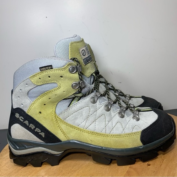 Scarpa Kailash GTX Hiking Boots Sz 40 EU W8.5/M7.5 Suede Gray Mountain Gorpcore - Picture 6 of 16